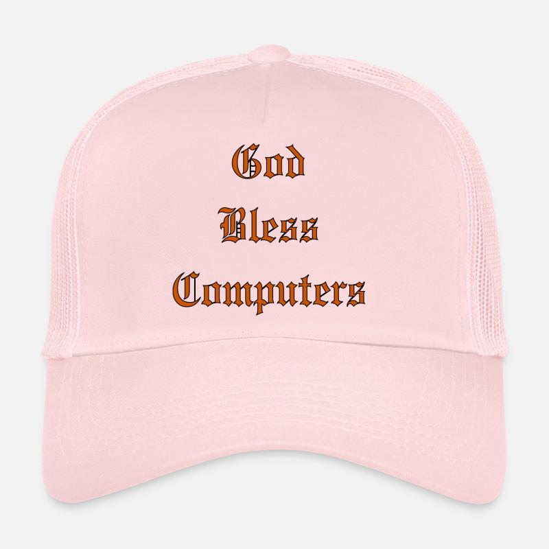 GodBlessComputers - Trucker Cap - Hellrosa