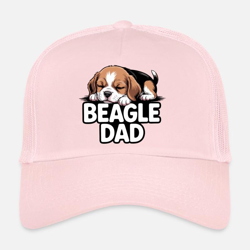 Beagle Père Amour Chien Art Beagle Chiot Casquette trucker 