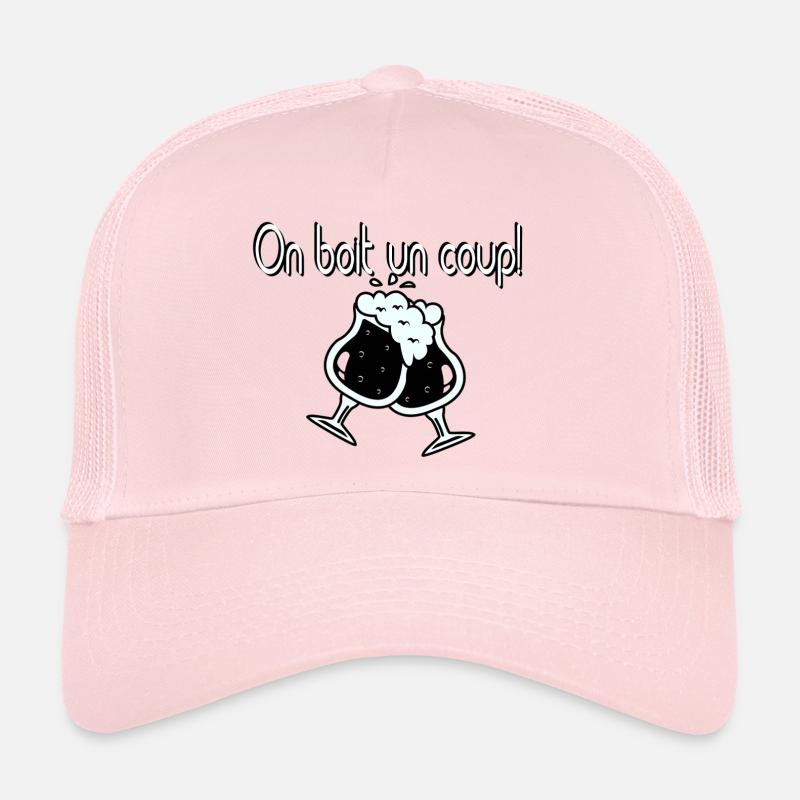 Toasts entre amis On boit un coup Casquette trucker 