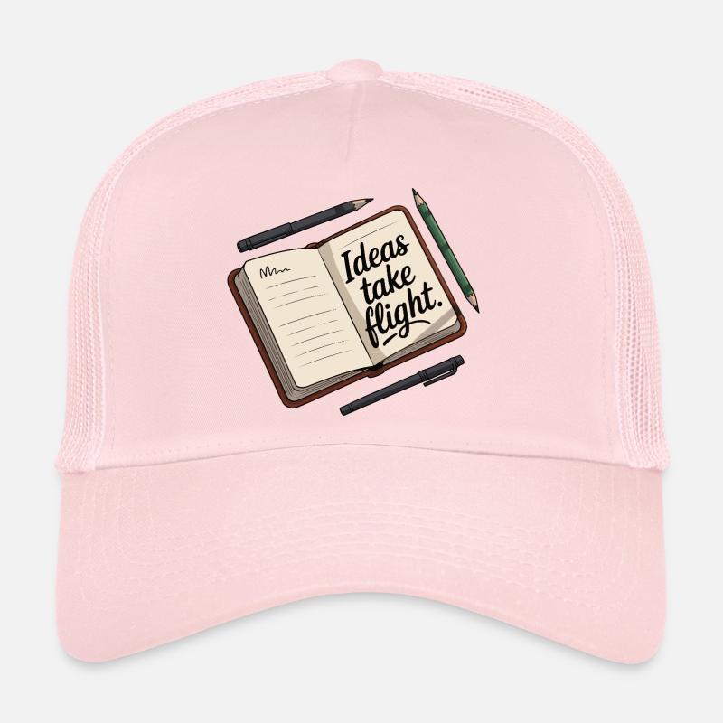 Ideen Take Flight Notizbuch Kunst - Trucker Cap - Hellrosa