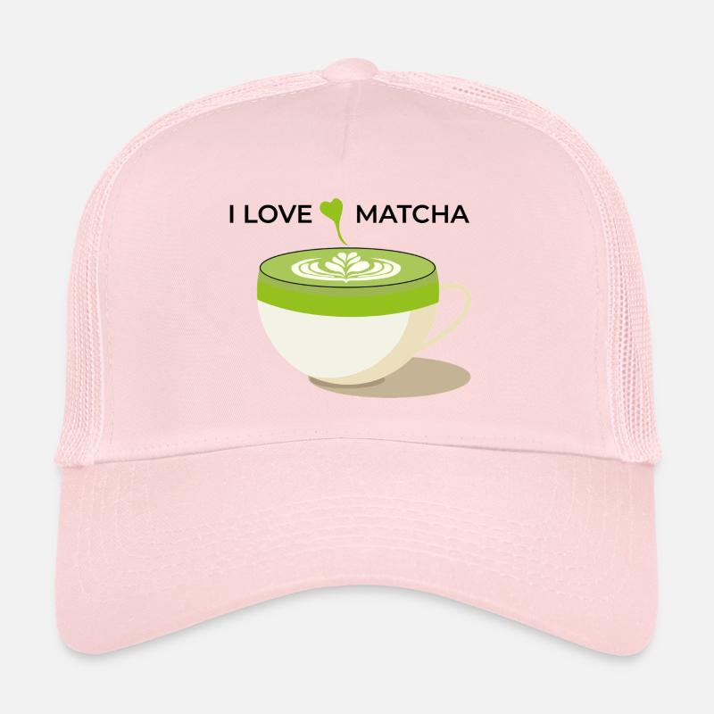 I Love Matcha - Trucker Cap - Hellrosa