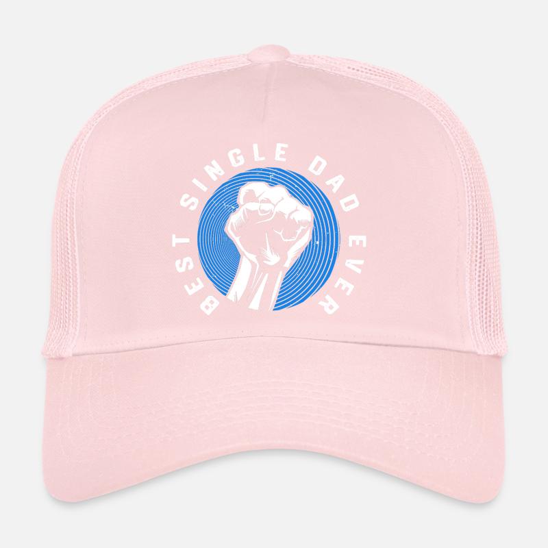 Single Father Dad Single Parent Single Trucker Cap