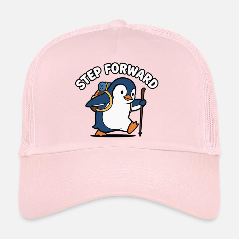 Forward Step Penguin Trucker Cap