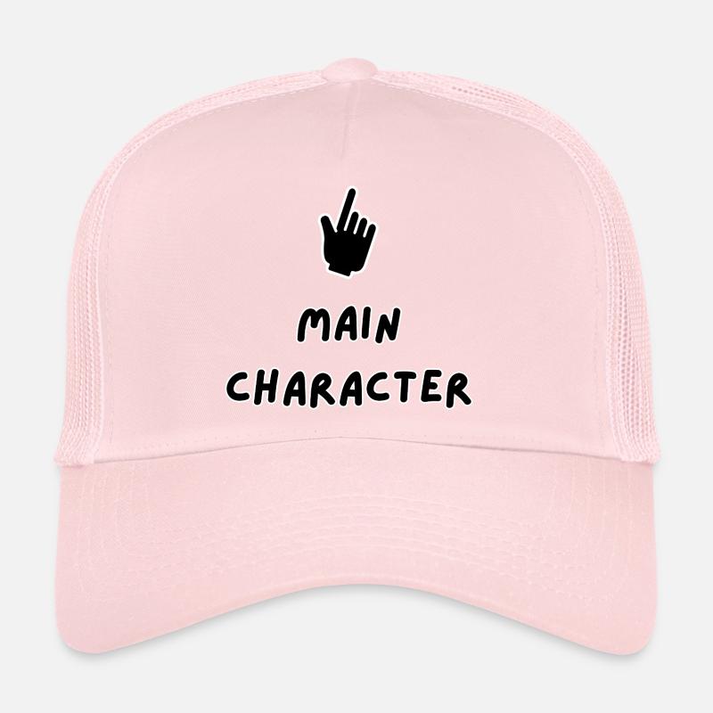 Hauptfigur – Fettes Typografie-Design Trucker Cap
