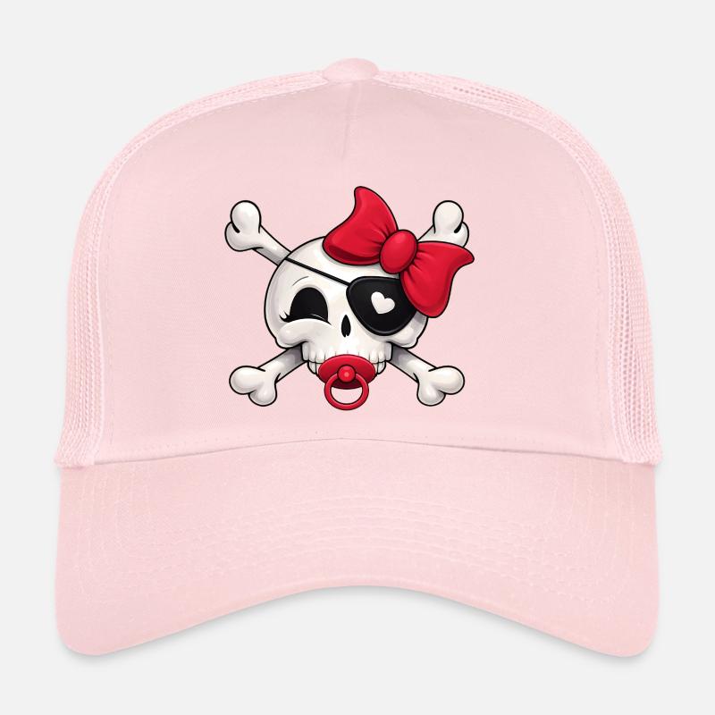 Crâne de Bébé Pirate mignon Casquette trucker 