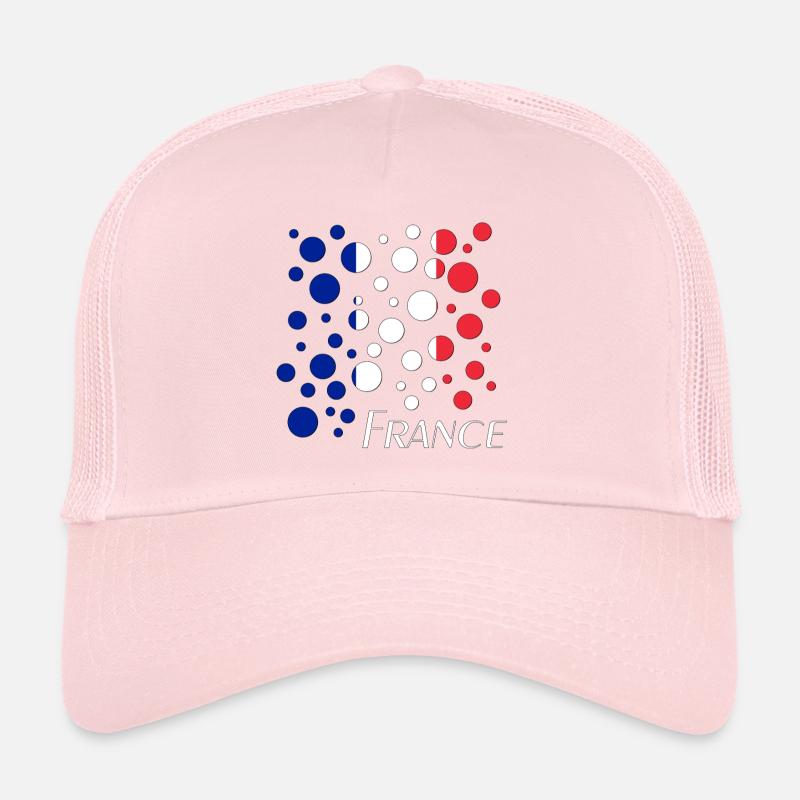 France Dot Spectrum Trucker Cap