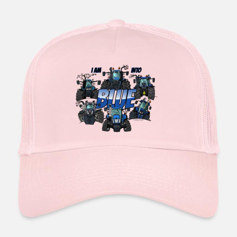 i am into blue - Trucker Cap - pale pink