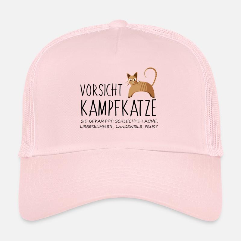 Attention chat de combat minou cadeau idée Casquette trucker 