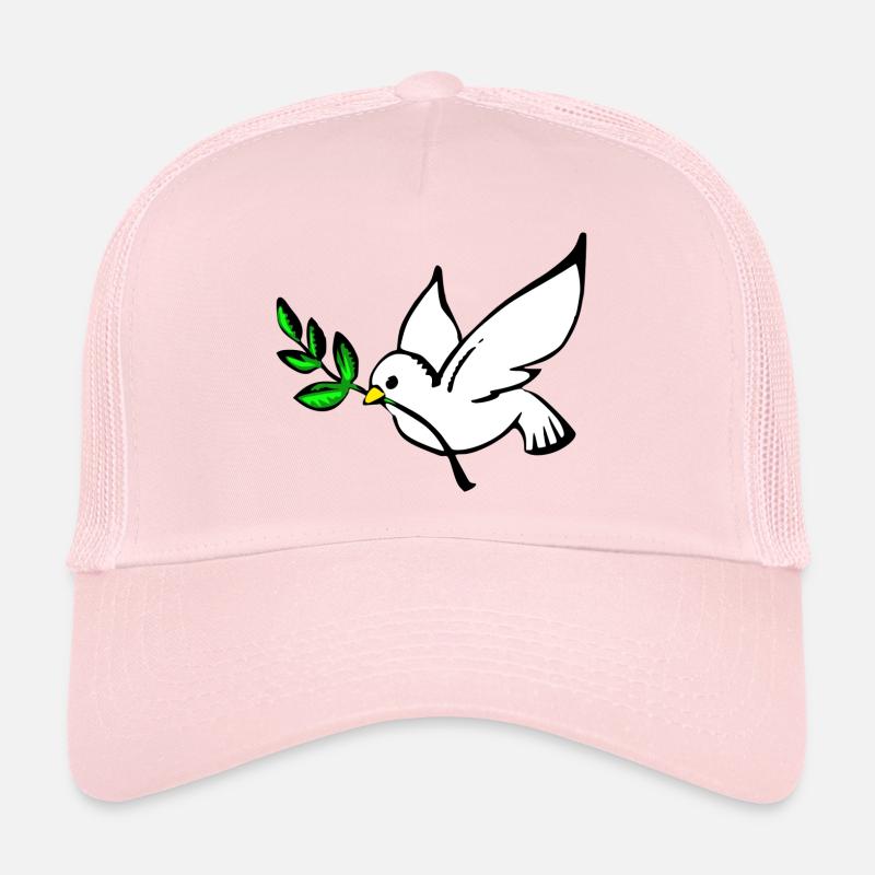Friedenstaube - Trucker Cap - Hellrosa