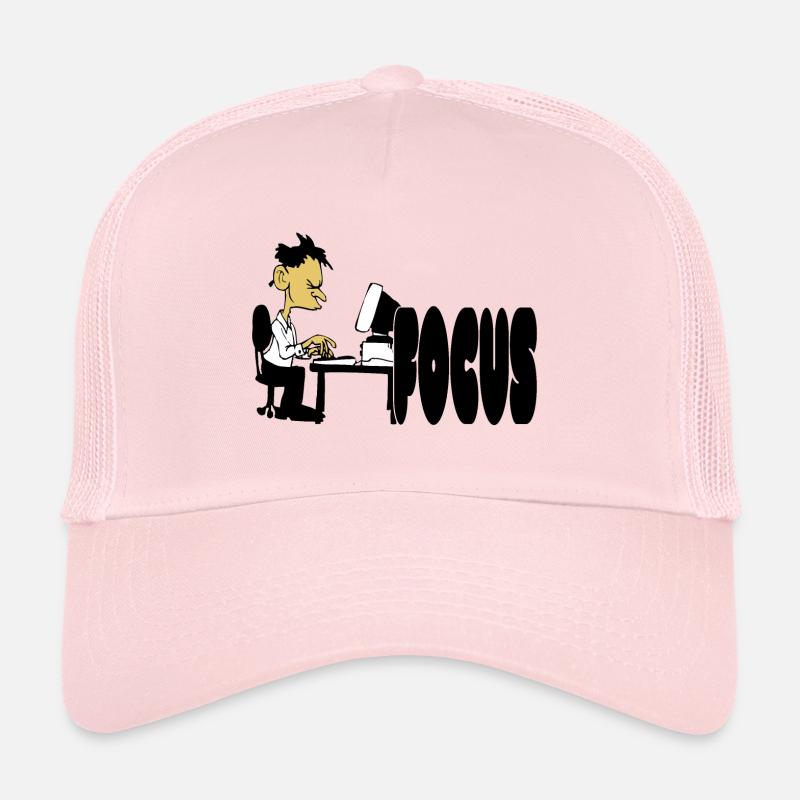 Büro Workaholic - Trucker Cap - Hellrosa