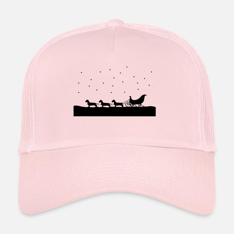 Weihnachtsdackel - Trucker Cap - Hellrosa