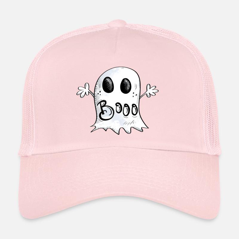 Happy Booo Gespenst - Trucker Cap - Hellrosa