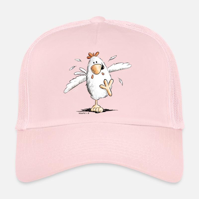 Cooles Rennendes Huhn Trucker Cap