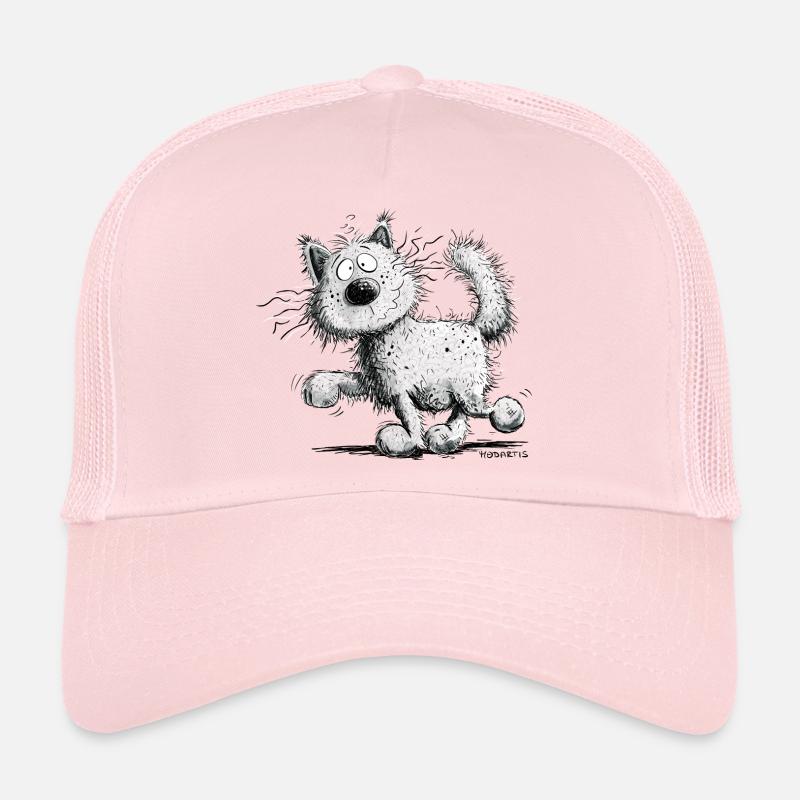 Drollige Katze I Maine Coon - Trucker Cap - Hellrosa