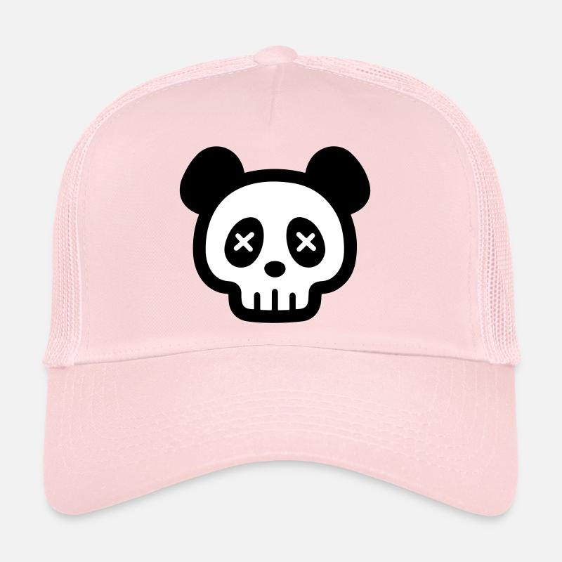 Panda Totenkopf Skelett Trucker Cap