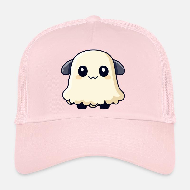 Schaf Halloween Geist - Trucker Cap - Hellrosa
