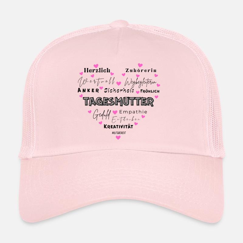 Geschenk Tagesmutter - Trucker Cap - Hellrosa