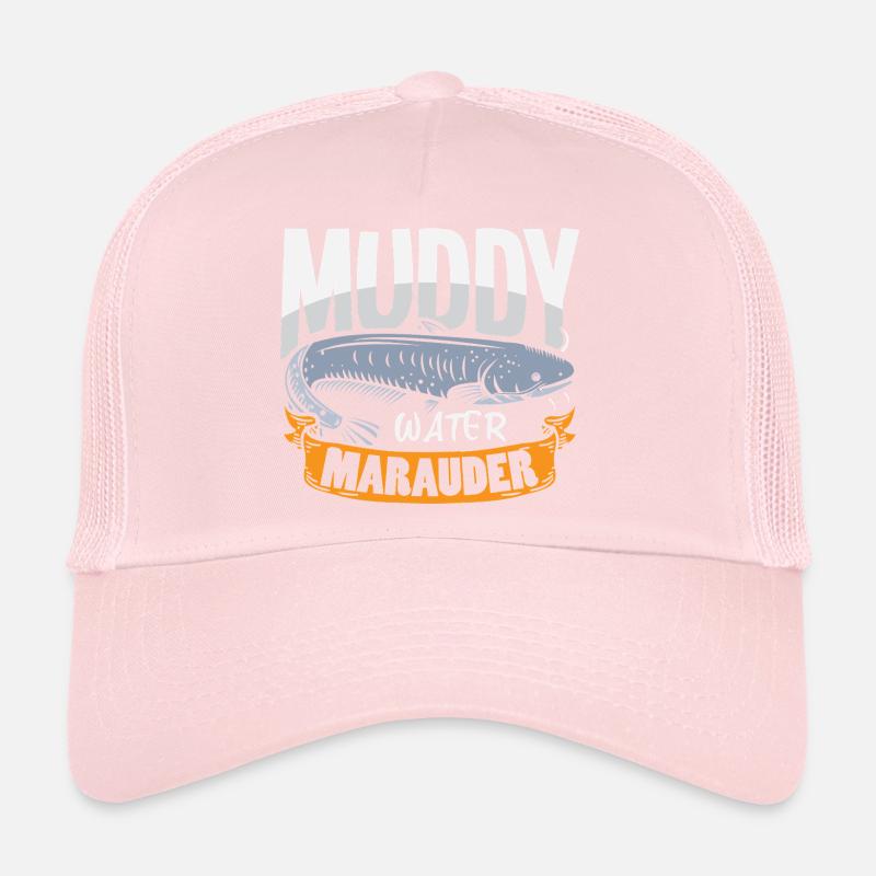 Poisson-chat pêcheur poisson-chat pêchent le poisson-chat Casquette trucker 