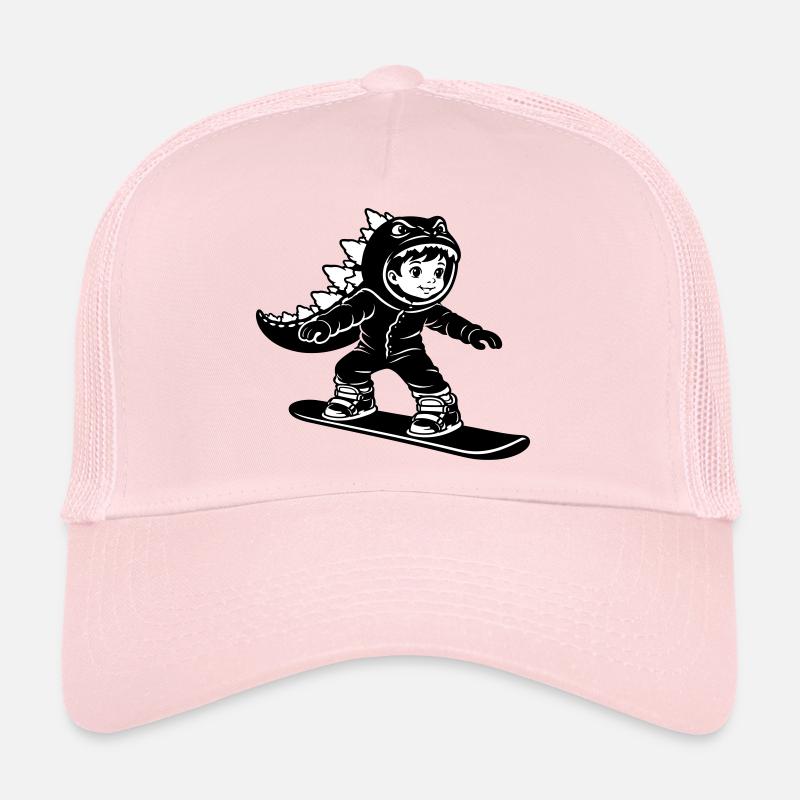 Snowboard Dragon Boy Trucker Cap