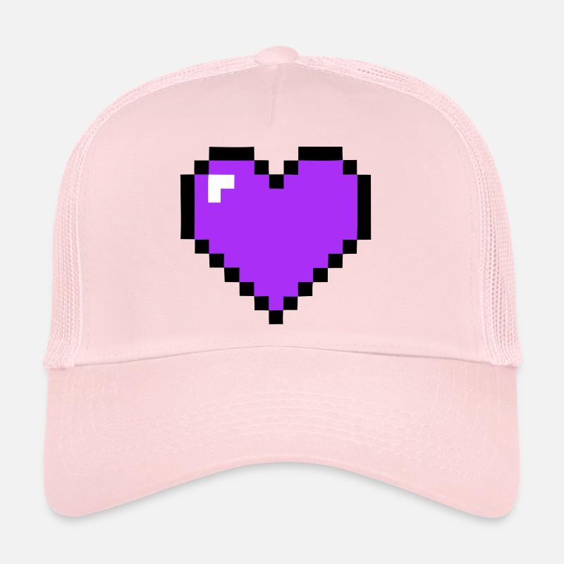 Santé 8-bit du cœur du Pixel Casquette trucker 