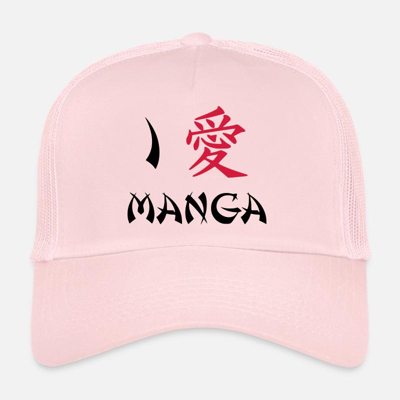I love manga - Trucker Cap - pale pink