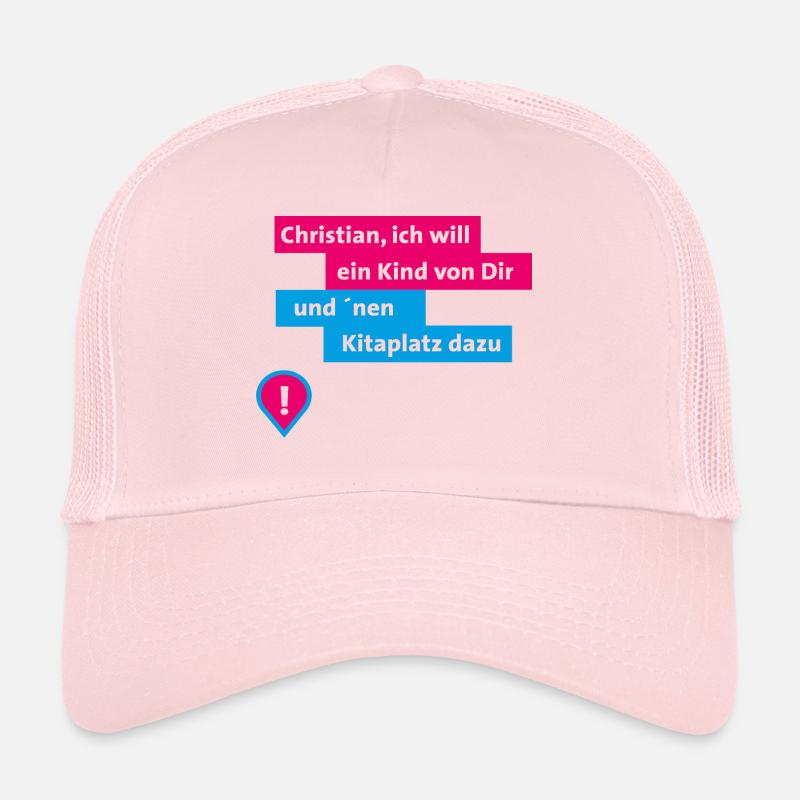 rose Christian blau Casquette trucker 