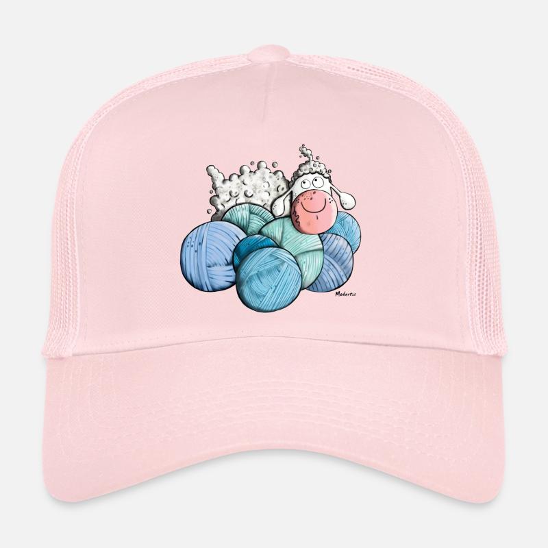 Sheep on whool - Trucker Cap - pale pink