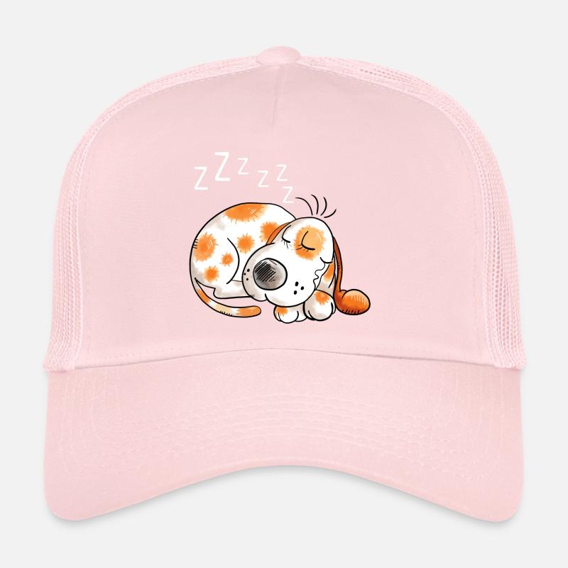 Schnarchender Hund - Hunde - Dog - Comic Trucker Cap