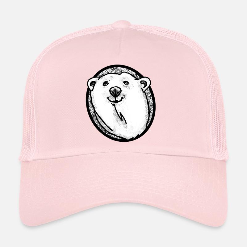 Schmunzelnder Eisbär Trucker Cap