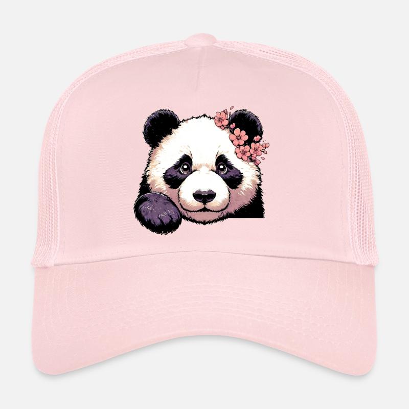 Panda - Trucker Cap - Hellrosa