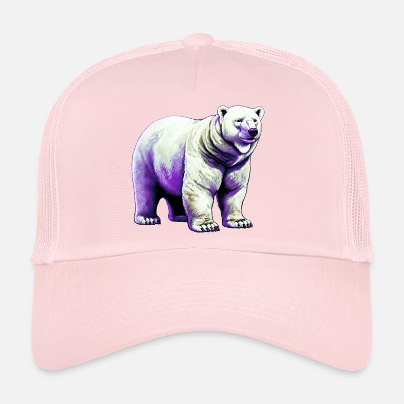 White polar bear Trucker Cap