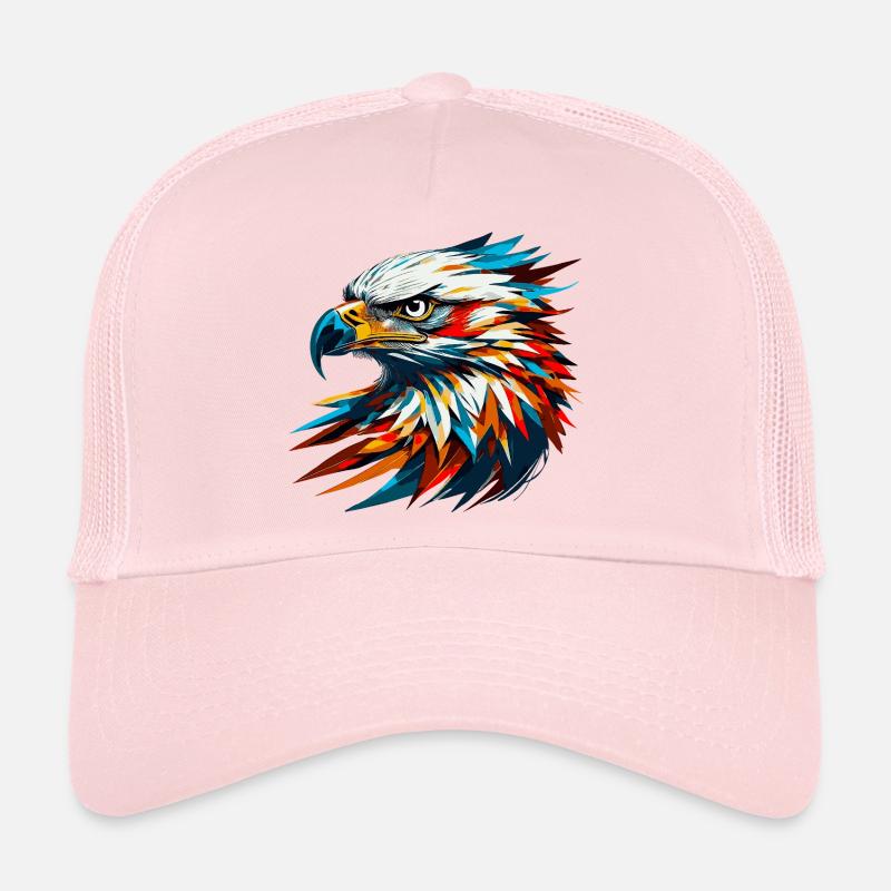 Majestueuse tête d’aigle ! Casquette trucker 