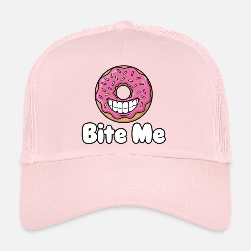 Sourire de donut à la mordre Casquette trucker 