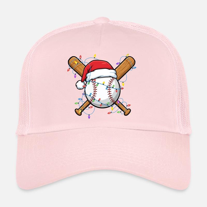 Baseball-Weihnachtsmütze Weihnachts-Cheer-Baseball-Feiertag Trucker Cap