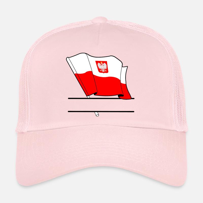 Drapeau polonais – Espace de nom Casquette trucker 