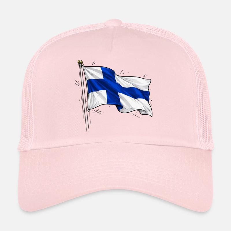 Finnland Flagge Trucker Cap