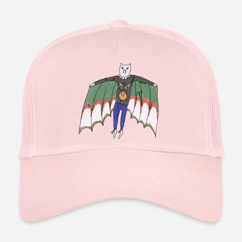 Vampire Cat - Trucker Cap - Hellrosa