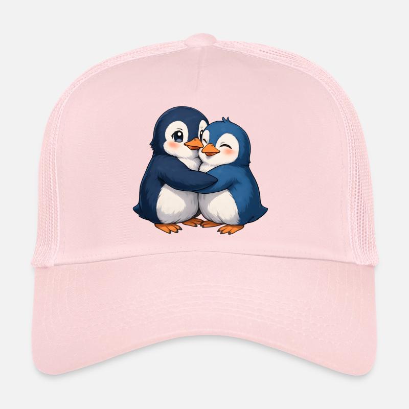 Câlin câlin de pingouin câlin Casquette trucker 