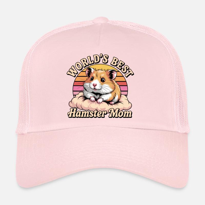 World's Best Hamster Mom Hamster Lover Trucker Cap
