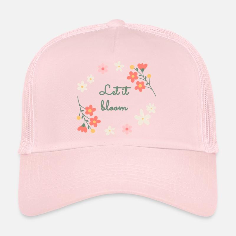 It smells of spring, delicate daisy illustration Trucker Cap