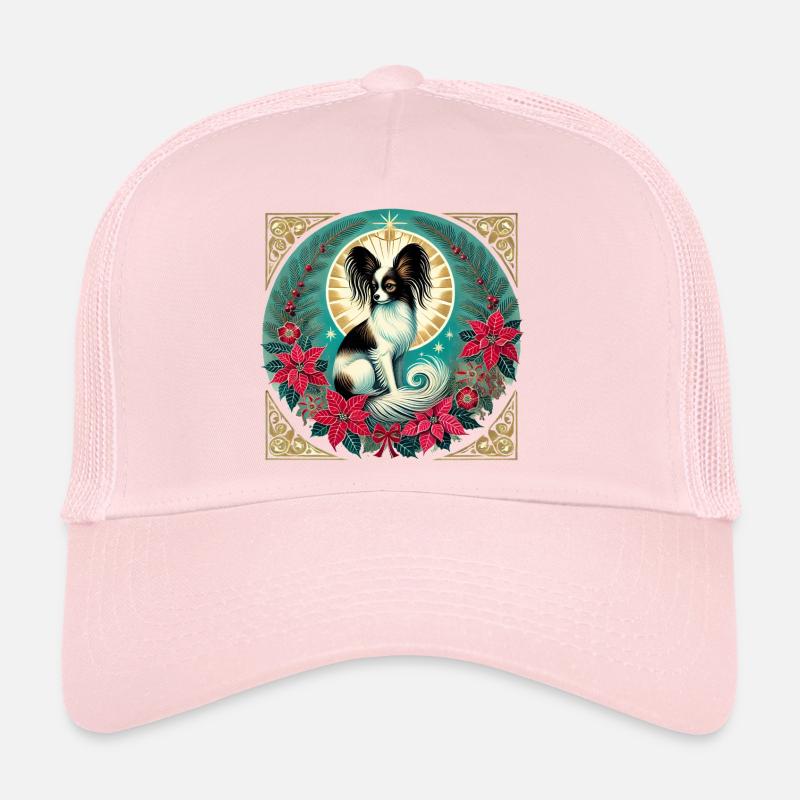 Papillon Halo Cercle de Noël Casquette trucker 