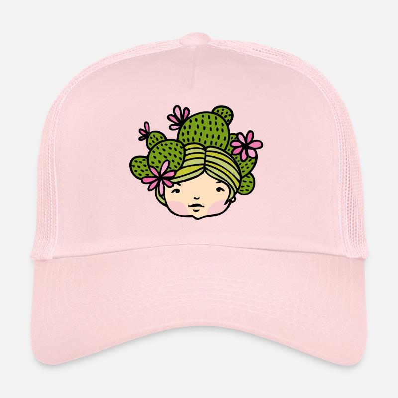 Kaktusse - Trucker Cap - Hellrosa