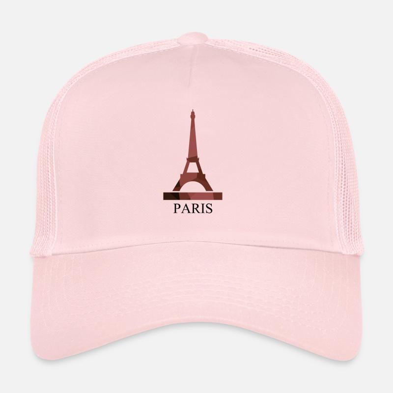 Eiffelturm - Trucker Cap - Hellrosa