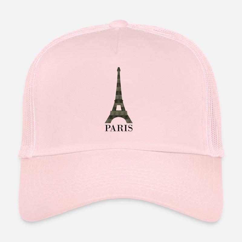 Eiffelturm - Trucker Cap - Hellrosa
