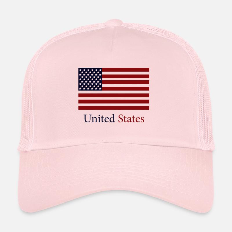 drapeau des États-Unis Casquette trucker 