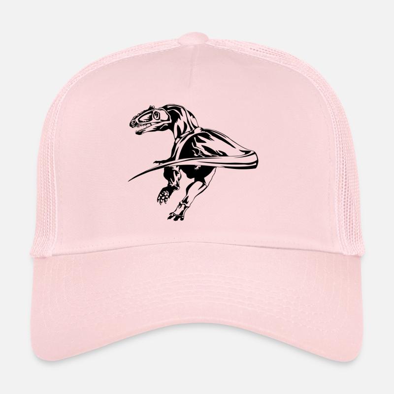 Dinosaur - Trucker Cap - pale pink