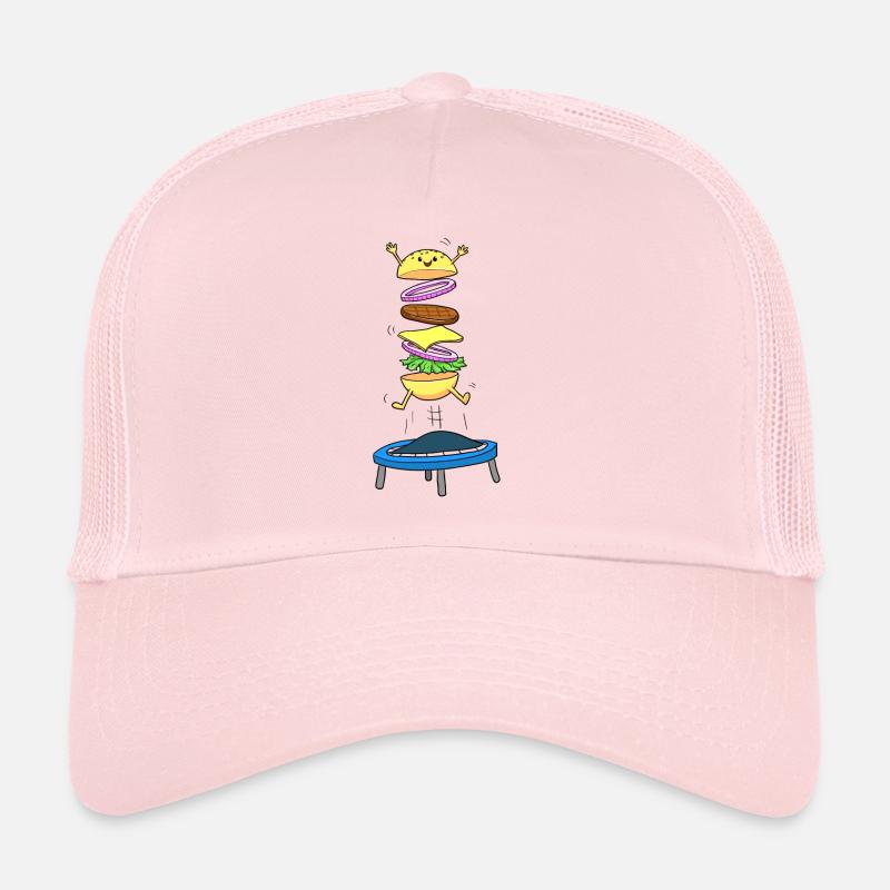 Burger Hamburger Cheeseburger Saut d'obstacles Casquette trucker 