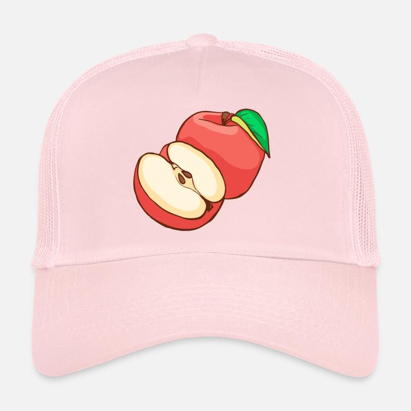 Red apple apples fruit fruit fruit fruit Trucker Cap
