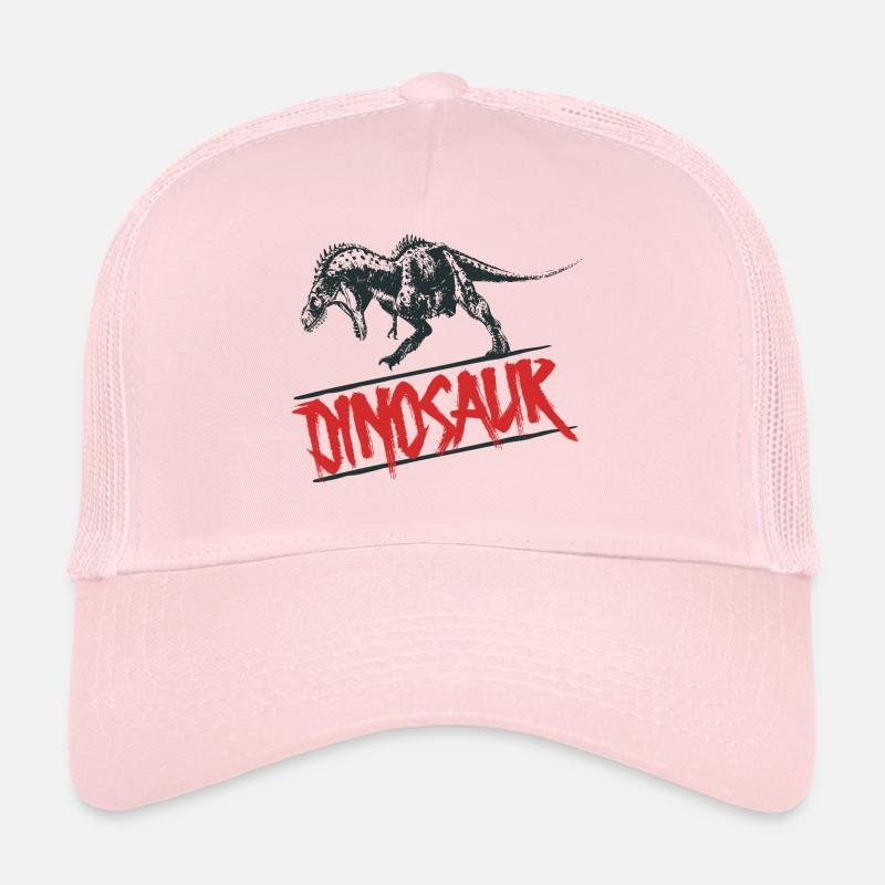 Dinosaurier - Trucker Cap - Hellrosa