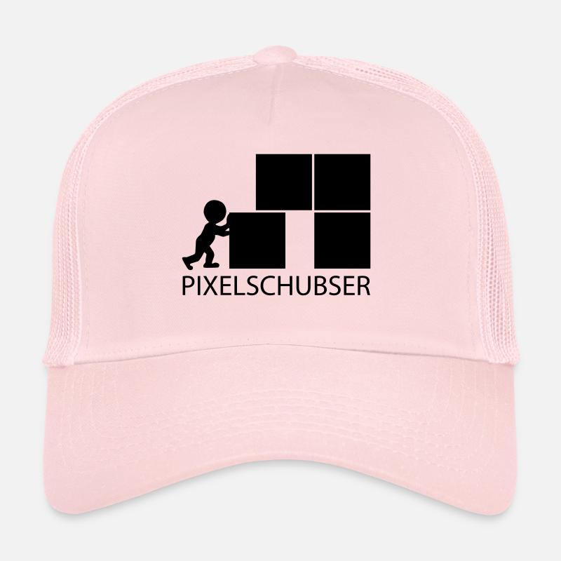 Pixelschubser und stolz darauf! - Trucker Cap - Hellrosa